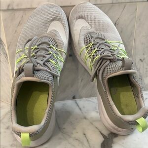 Nike Grey and Neon Green Athletic Shoes
